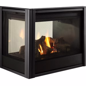 Pier Three-Sided Fireplace